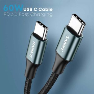 SAMKE 240W USB C to USB C Cable