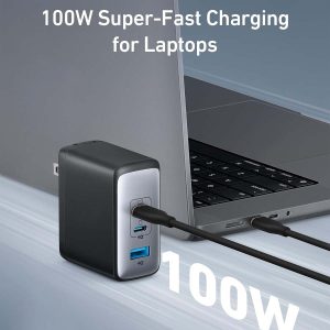 SAMKE 100W USB C Fast Charger Block 3 Port