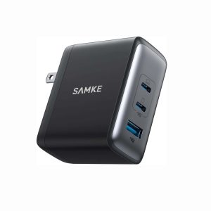 SAMKE 100W USB C Fast Charger Block 3 Port